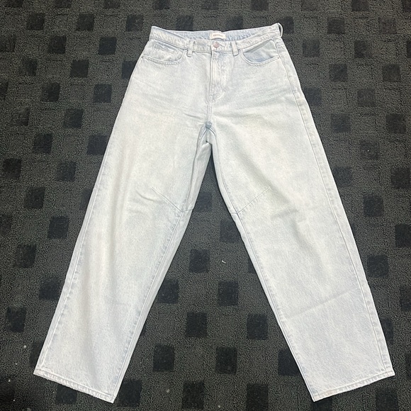 Light wash high rise wide leg jeans - Picture 5 of 6